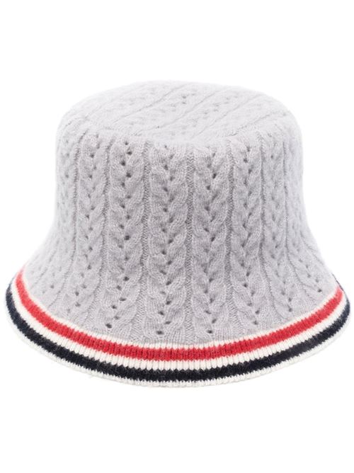 Cappello in maglia THOM BROWNE | FKH056AY8007065